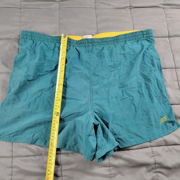 Cheetah Mens Large Green Swim Trunks Shorts Lightweight Athletic Outdoors - Picture 10 of 11